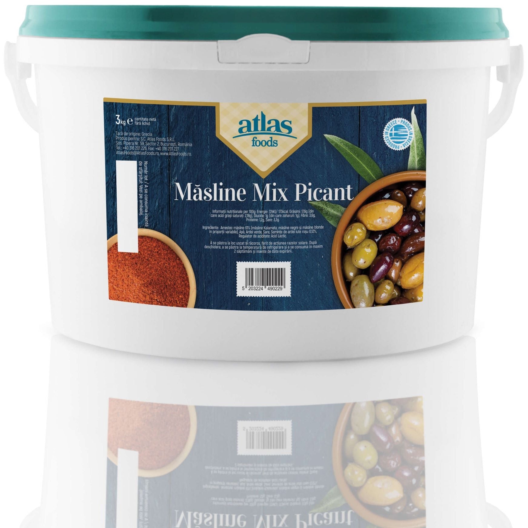 Atlas Foods | Masline Mix Picant Cutie 3Kg | Cutie